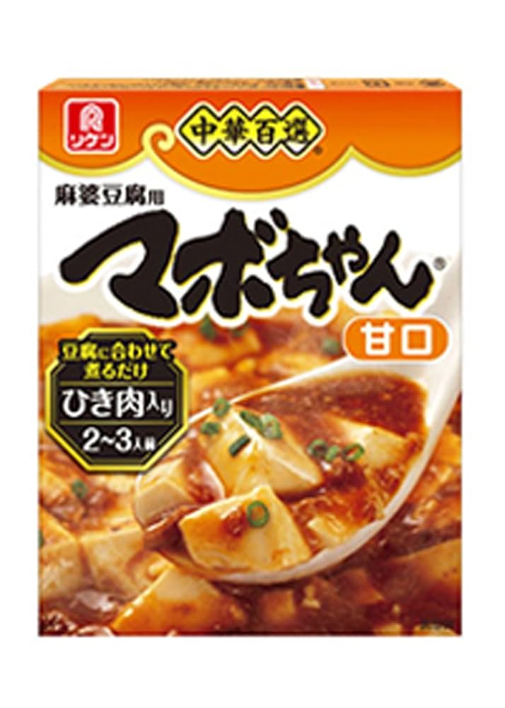 マーボーちゃん Amazon | リケン 中華百選 マボちゃん 甘口 100g×10箱 | リケン